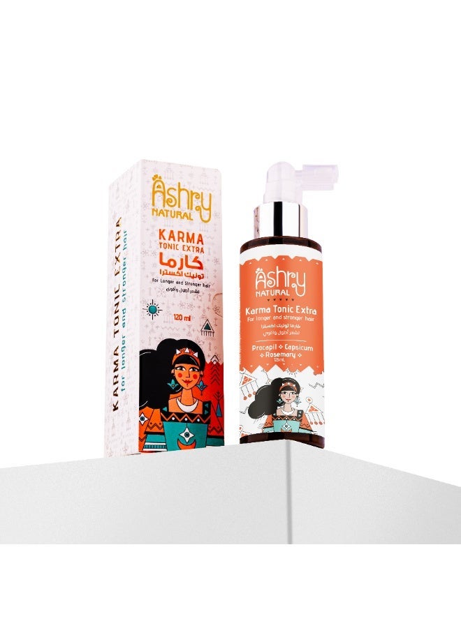 أشري ناتشورال بخاخ كارما إكسترا الطبيعي لإنبات الشعر وعلاج تساقط الشعر والثعلبة للرجال والنساء - Image 3